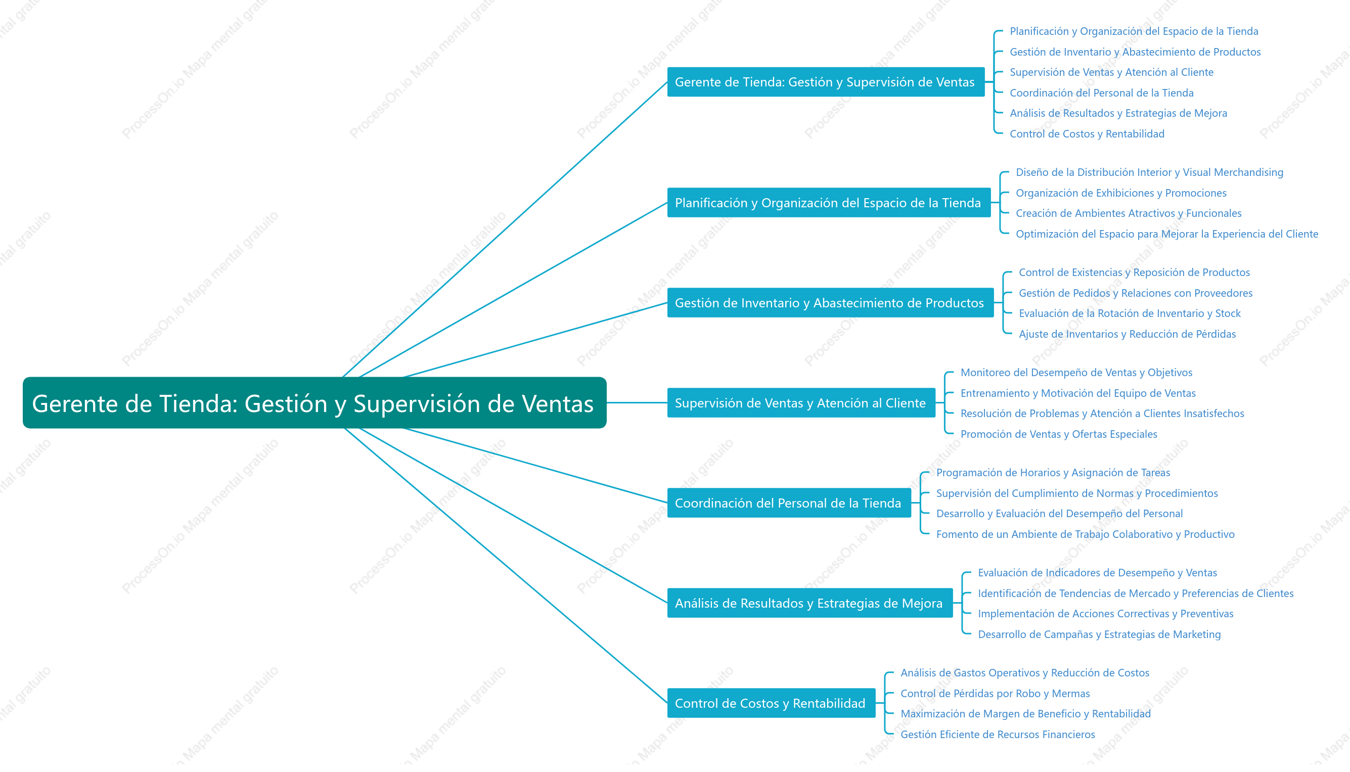 Gerente de tienda gestiona la tienda y supervisa las ventas