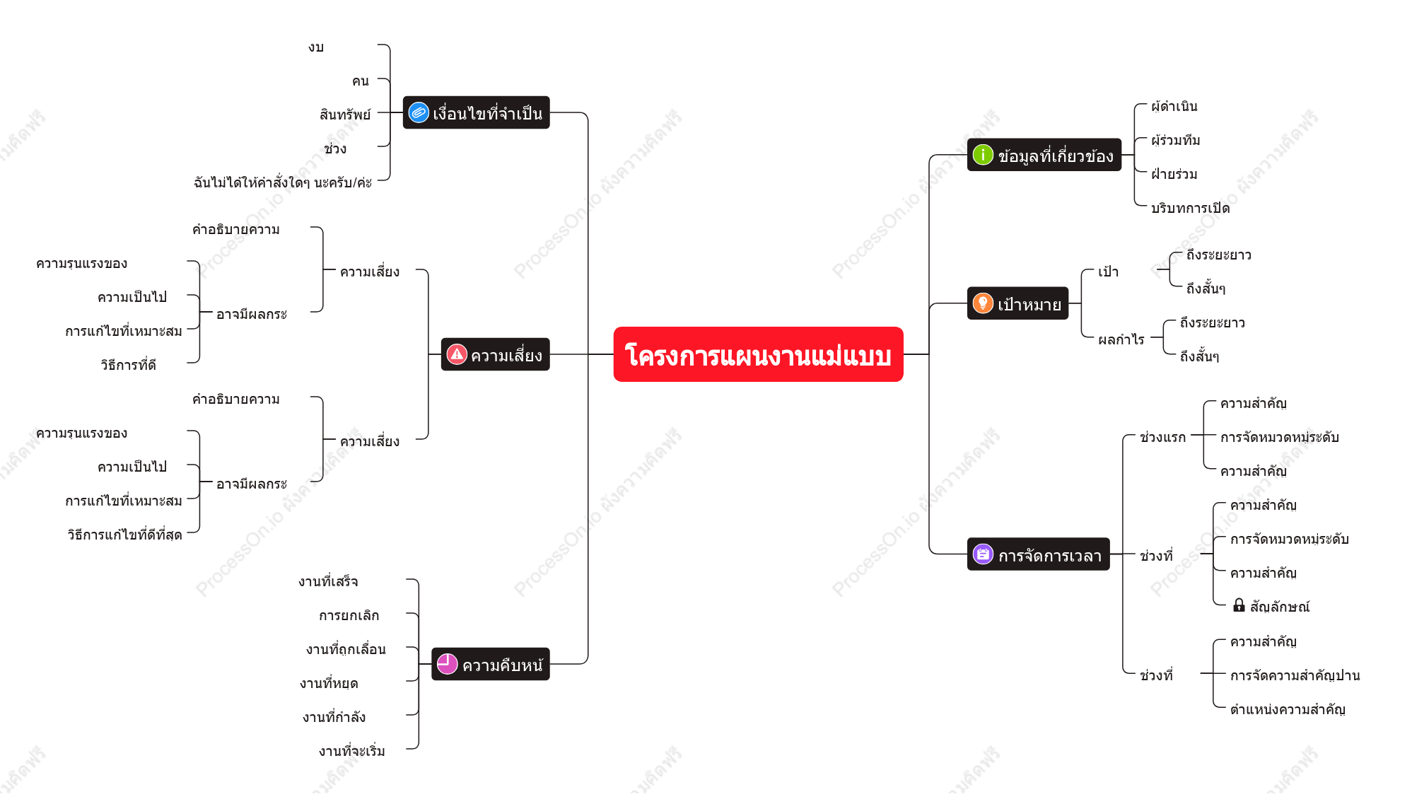 โครงการแผนงานแม่แบบ