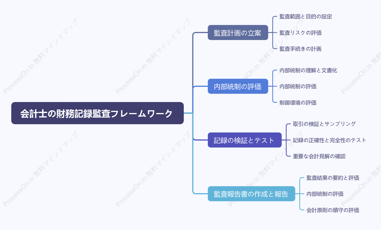 会計士の財務記録監査フレームワーク