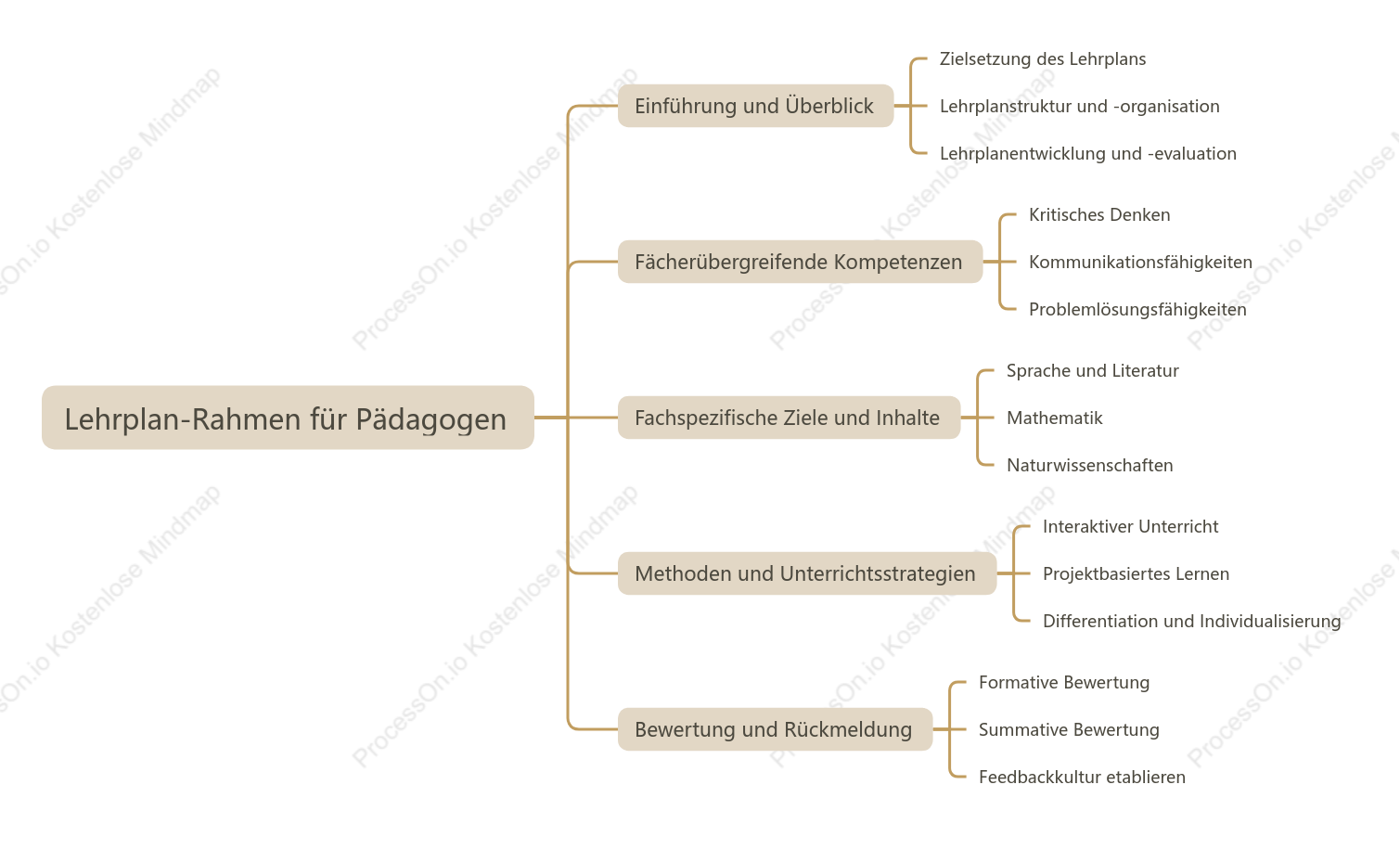 Lehrplan-Rahmen für Pädagogen