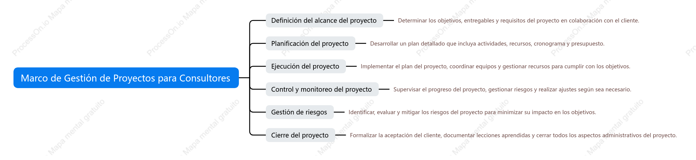 Marco de Gestión de Proyectos para Consultores