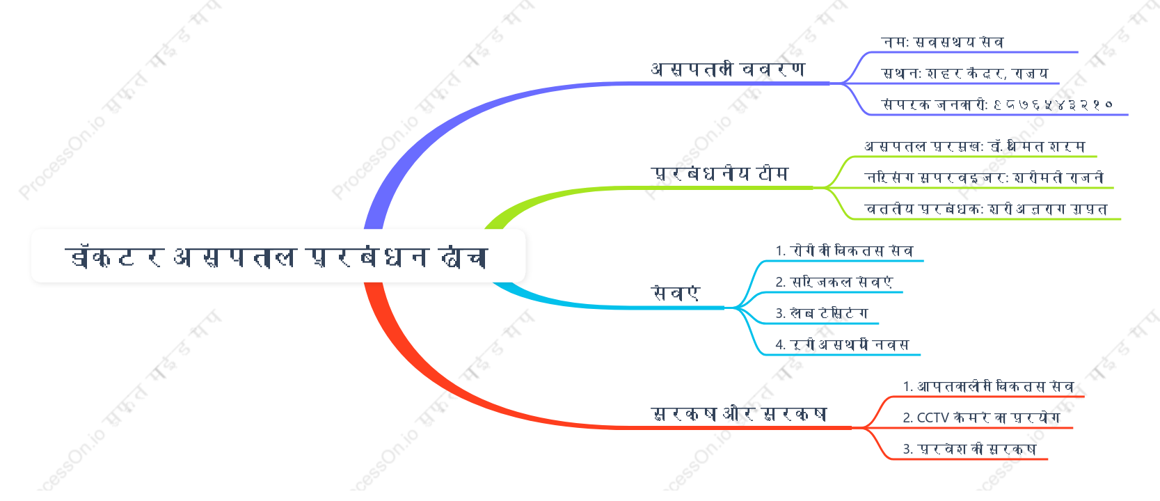 डॉक्टर अस्पताल प्रबंधन ढांचा