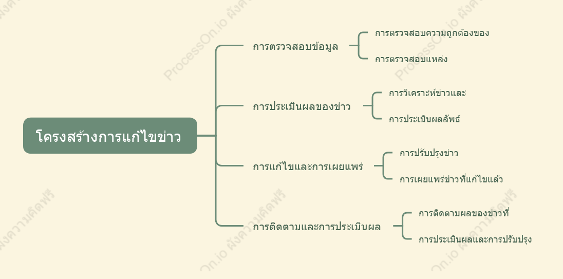 โครงสร้างการแก้ไขข่าว