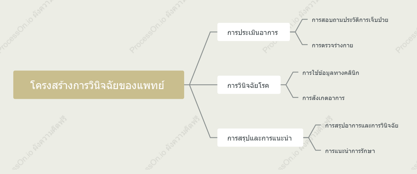 โครงสร้างการวินิจฉัยของแพทย์