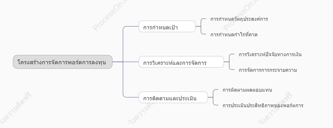 โครงสร้างการจัดการพอร์ตการลงทุน