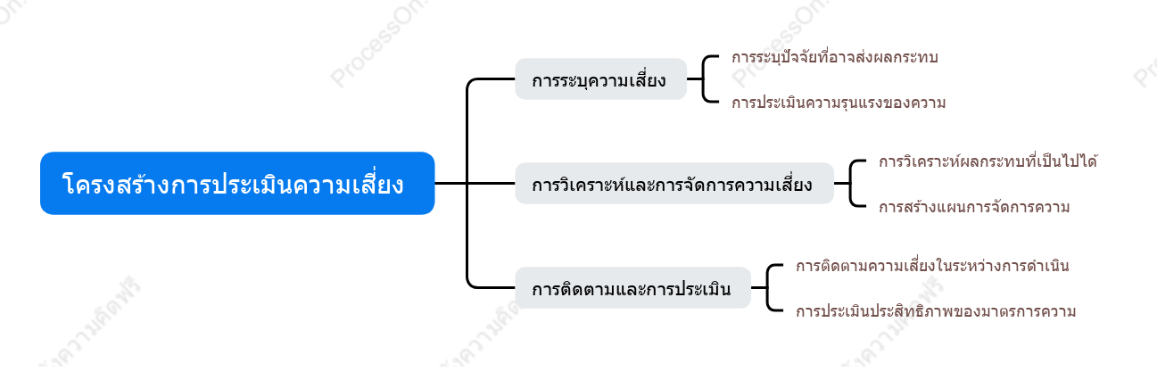 โครงสร้างการประเมินความเสี่ยง