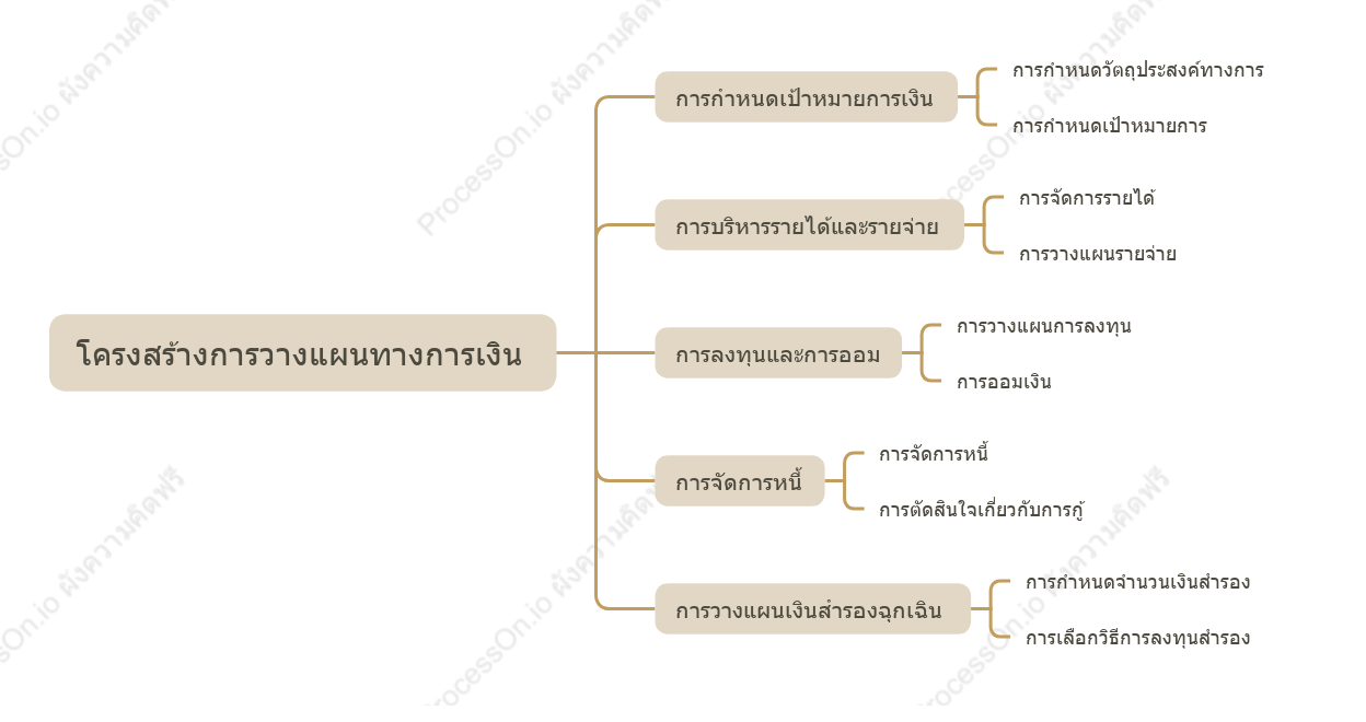 โครงสร้างการวางแผนทางการเงิน