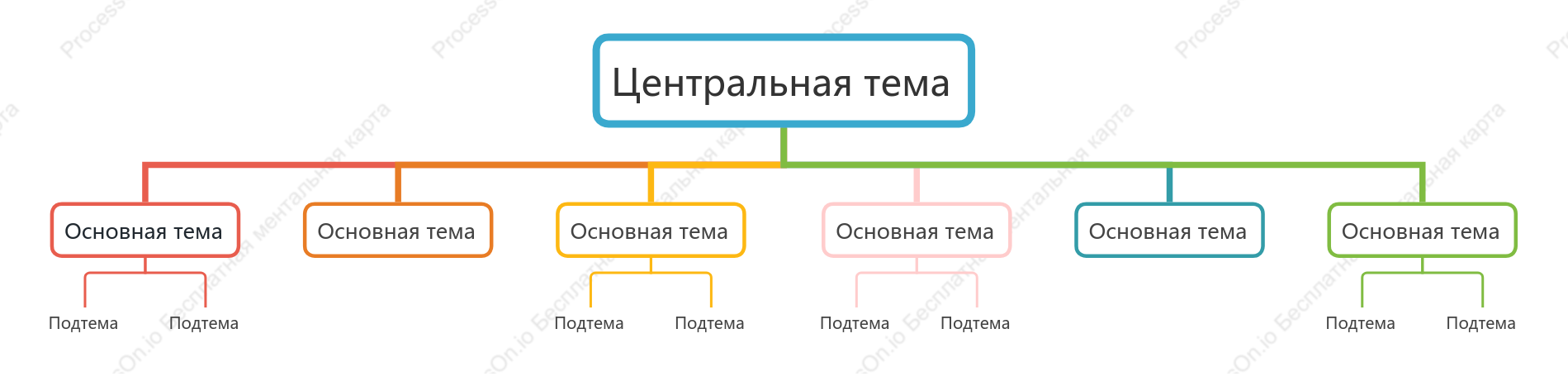 Яркий Орг. график пробел Шаблон стиля