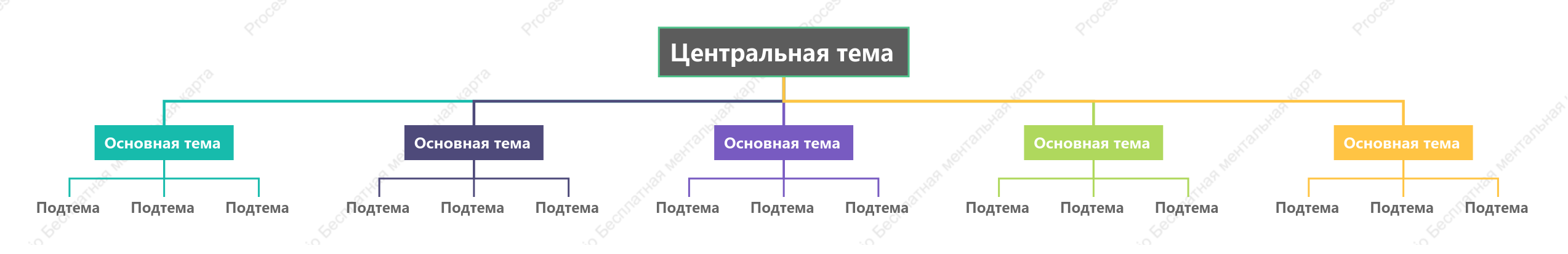 Цветной Орг. график пробел Шаблон стиля