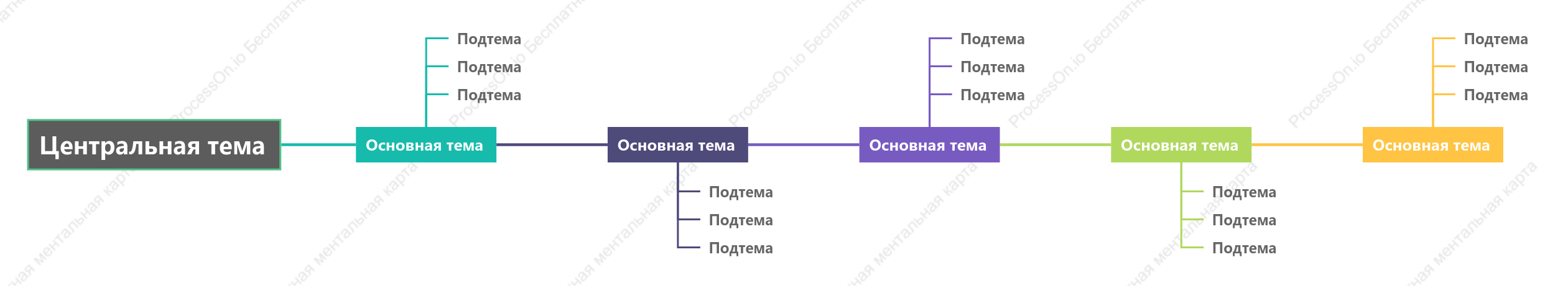 Цветной Хронология пробел Шаблон стиля