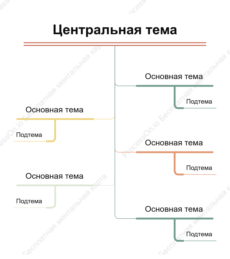 Цветной Дерево чата пробел Шаблон стиля