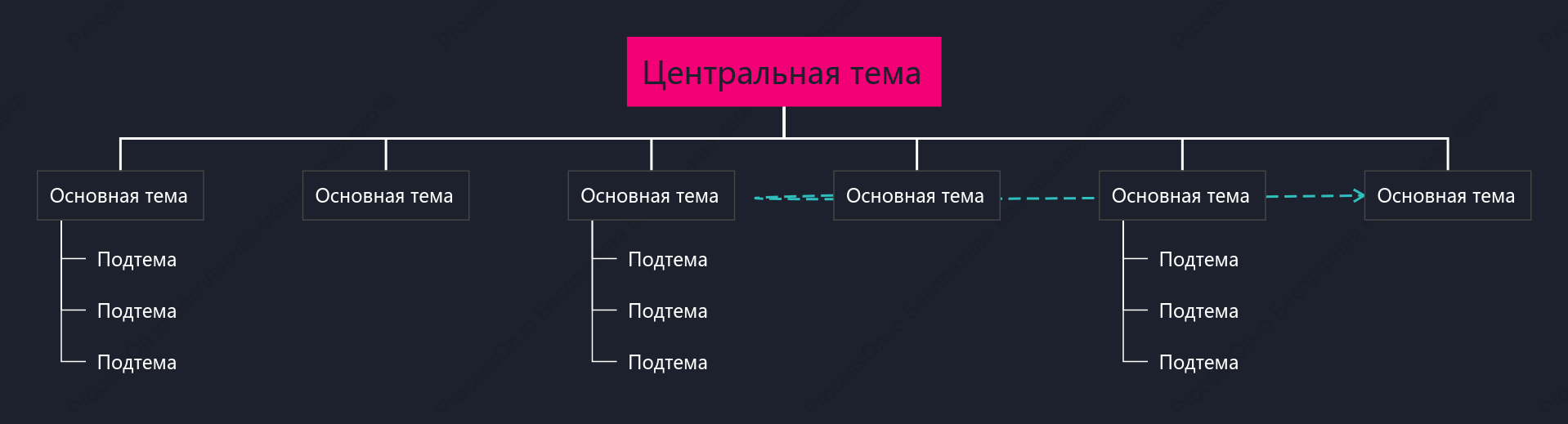 Розовый Дерево Орг. график пробел Шаблон стиля