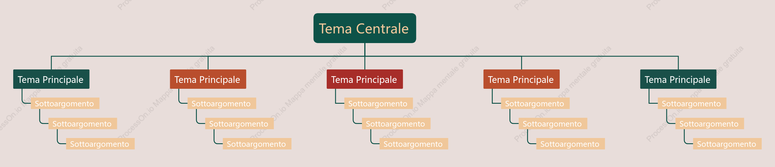 Retro Grafico Albero spazio Modello Stile