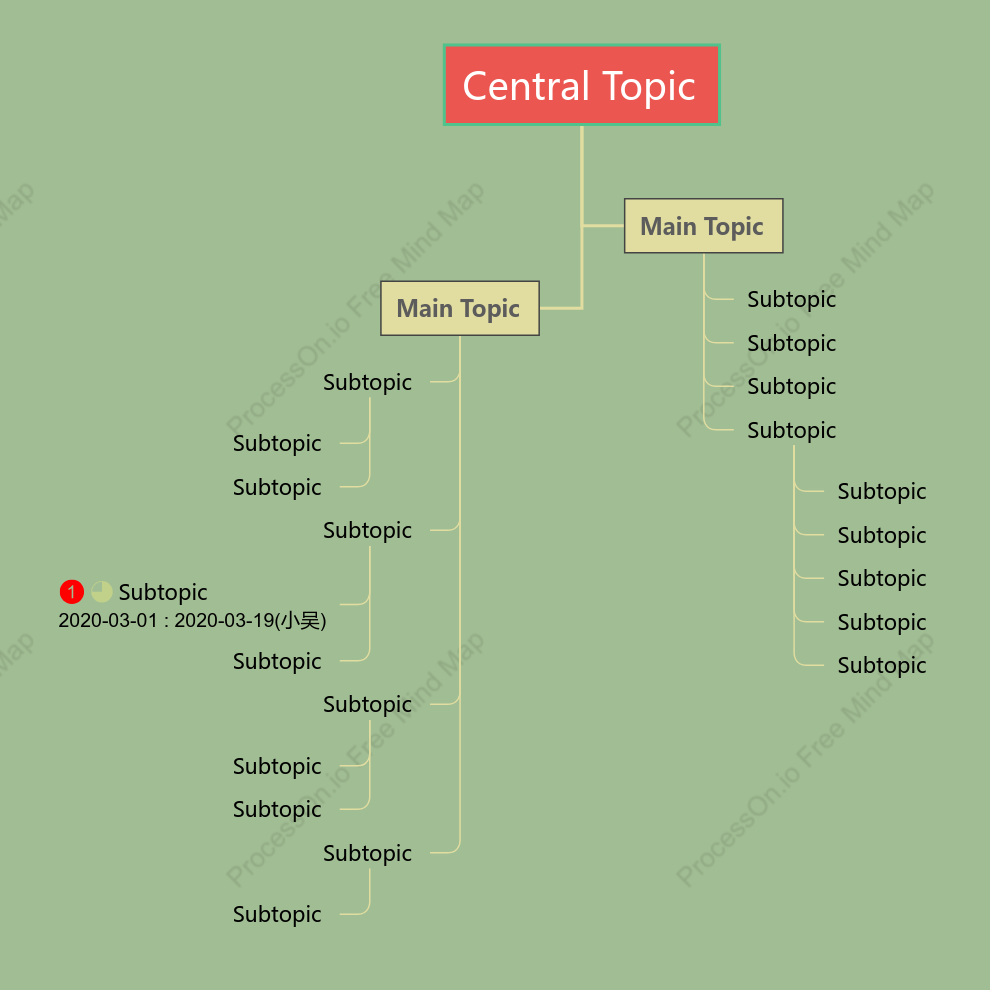 Vintage Tree Chat Style Template