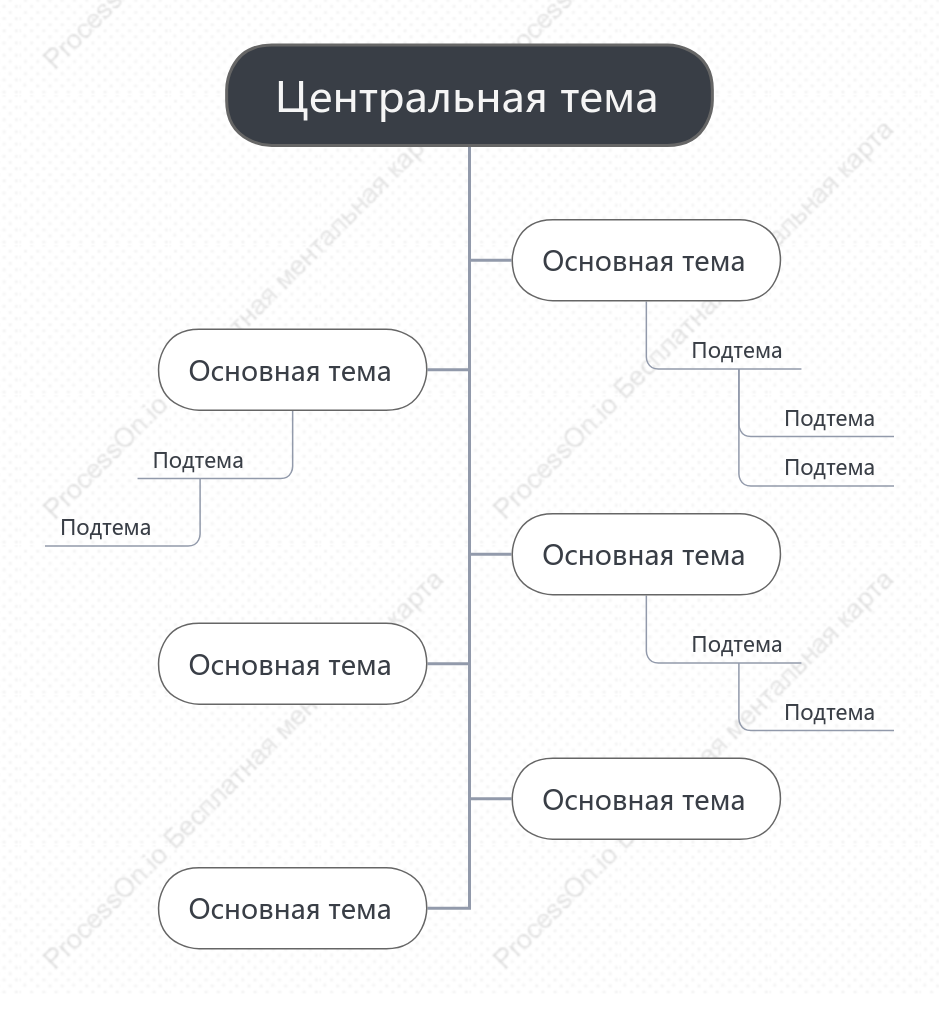 Черно-белый Дерево чата пробел Шаблон стиля