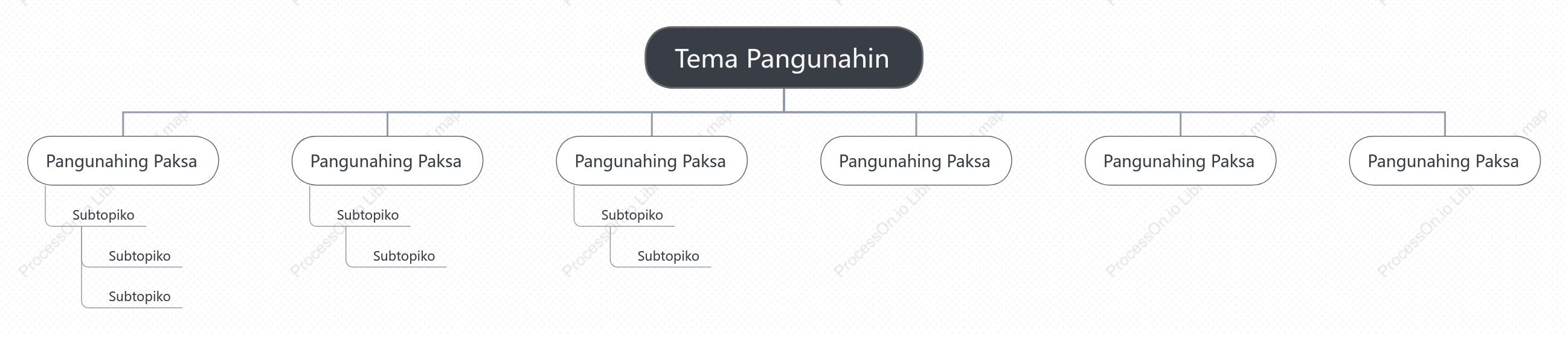 Itim at Puti Puno ng  Organisasyon na Tsart  puwang Estilo ng Padron