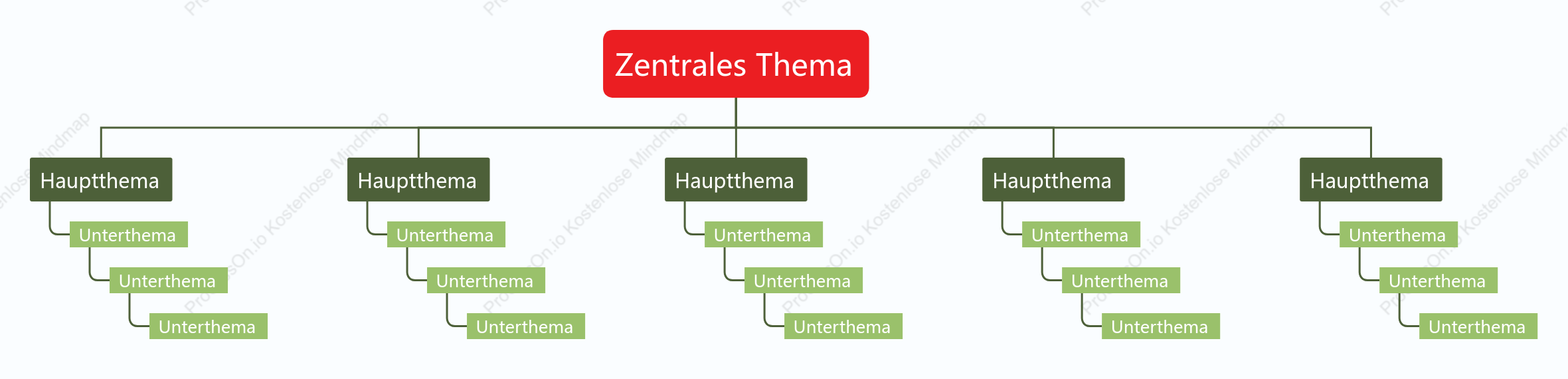 Rot Grün Baum organigramm stil vorlage