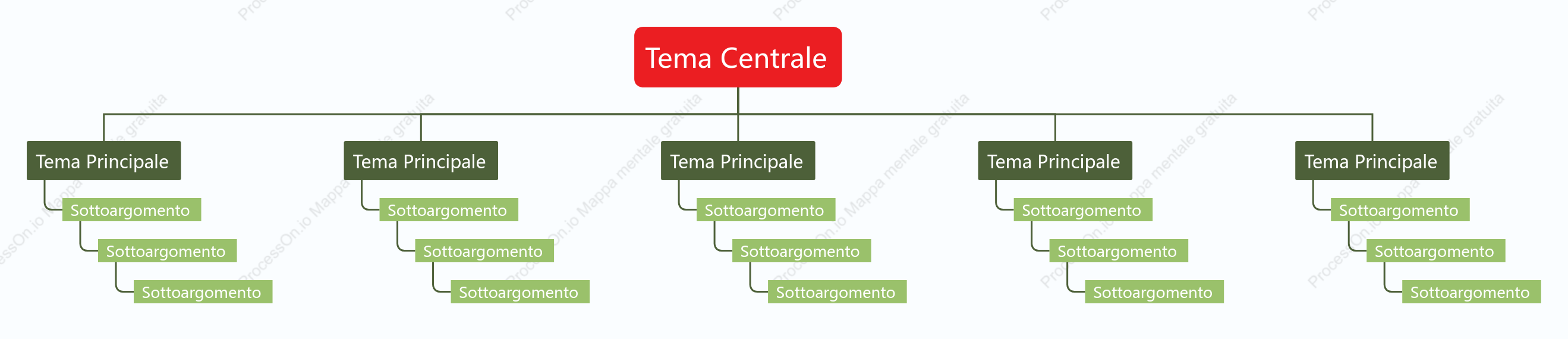 Rosso e Verde Grafico Albero spazio Modello Stile