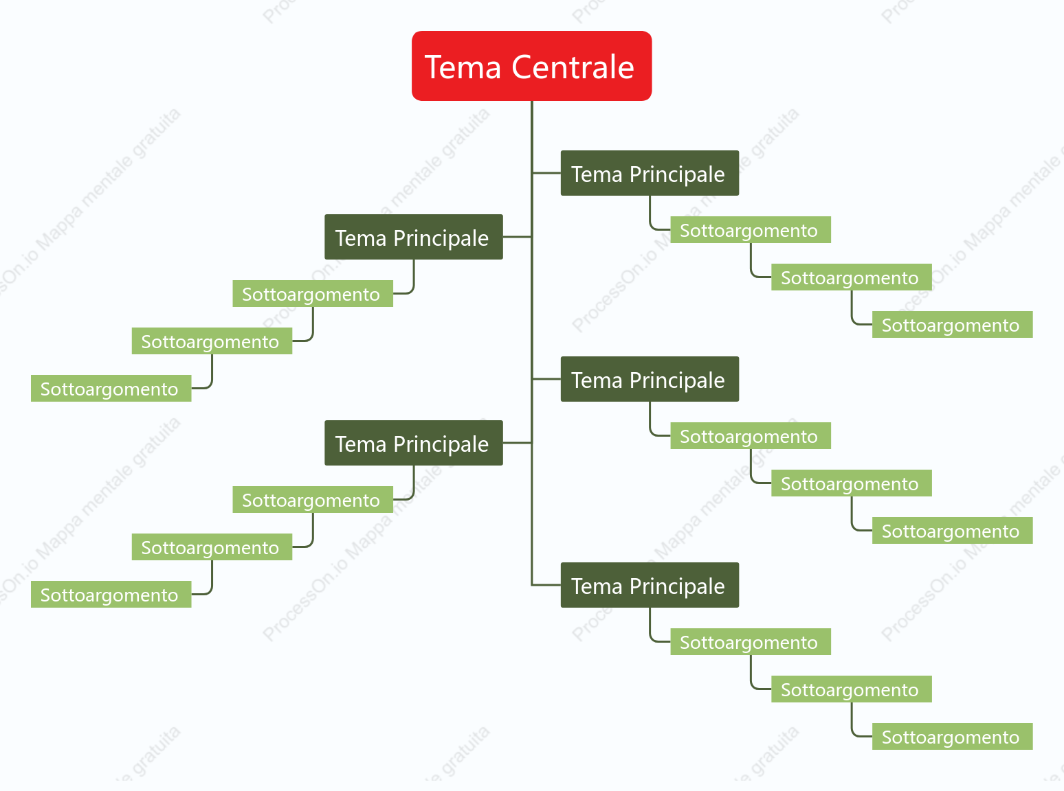 Rosso e Verde Chat Albero spazio Modello Stile