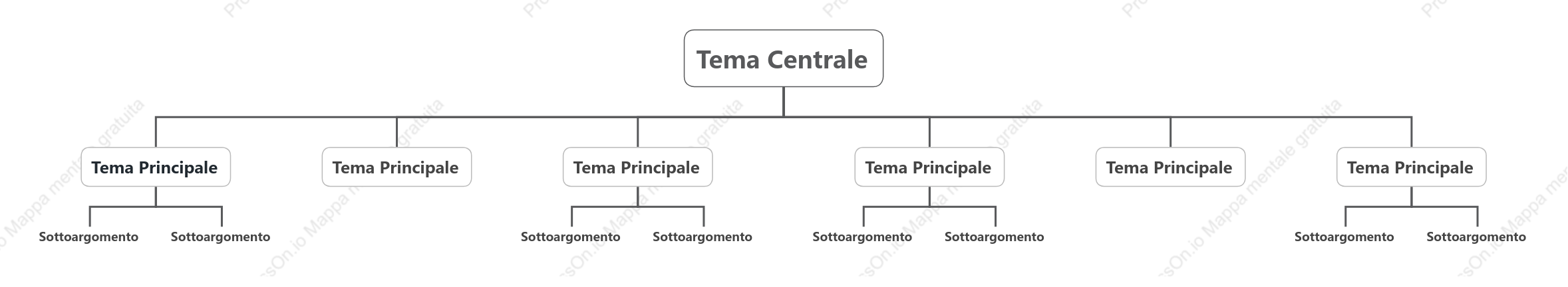 Semplice Grafico Org. spazio Modello Stile