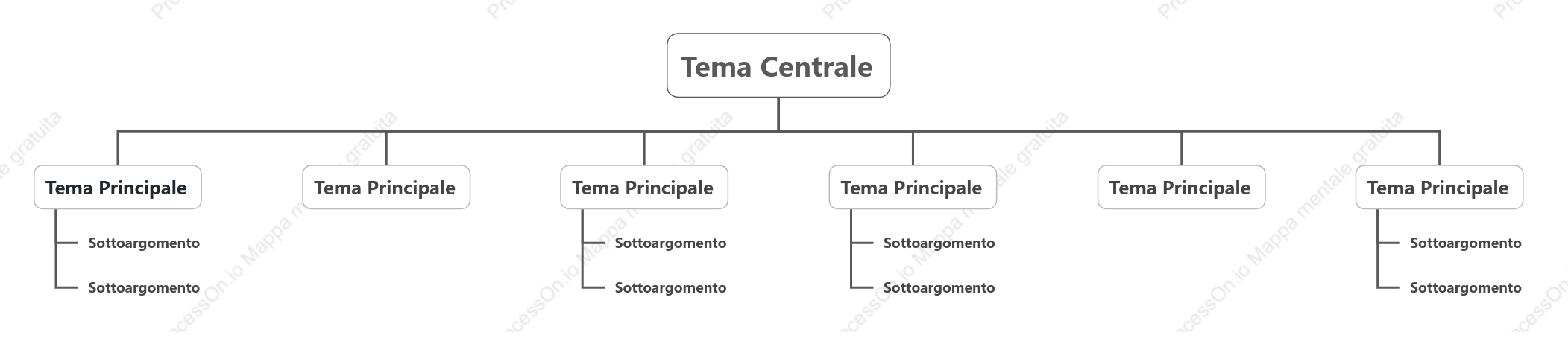 Semplice Grafico Albero spazio Modello Stile