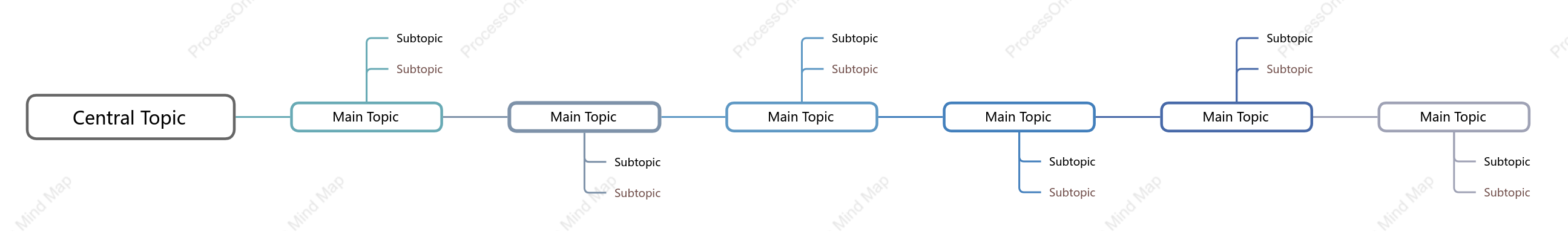 Minimalist Timeline Style Template