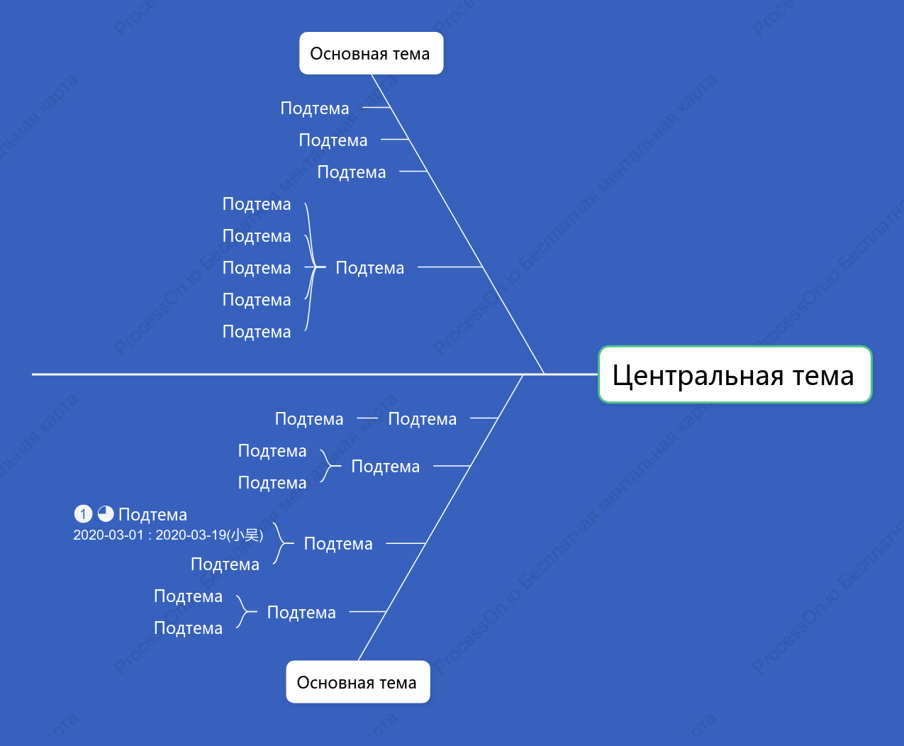 Технологический синий Рыбья кость пробел Шаблон стиля