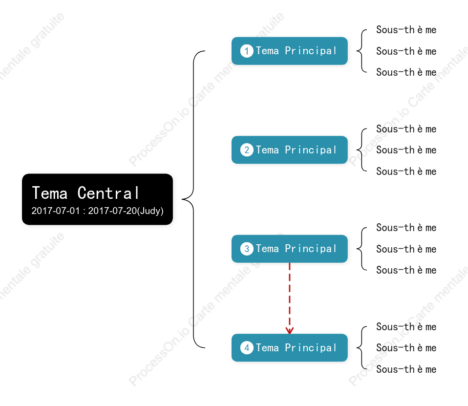 Style de modèle de diagramme de support bleu en trois dimensions