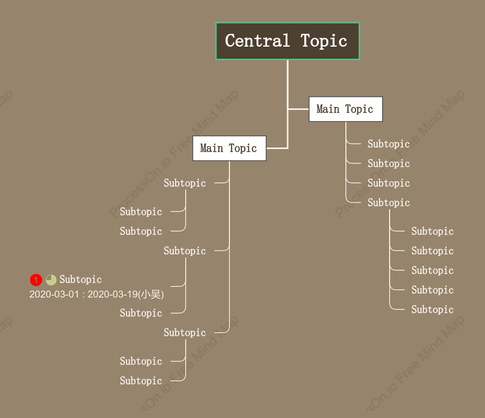 Wooden Tree Chat Style Template