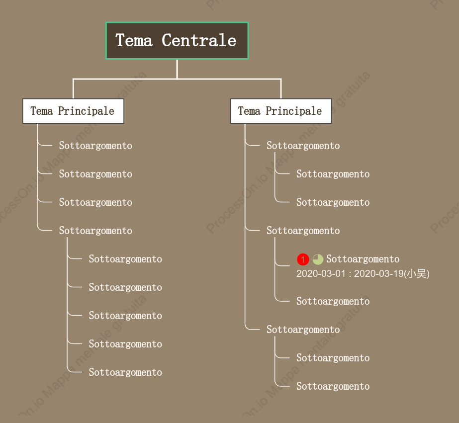Legnoso Grafico Albero spazio Modello Stile