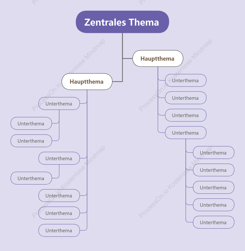 Trauben Baumdiagramm stil vorlage
