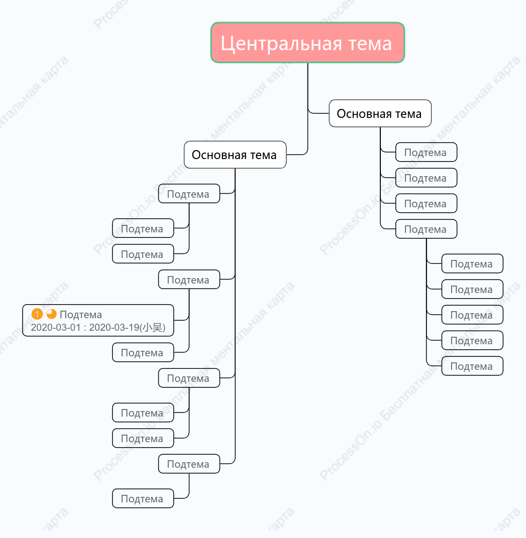 Свежий розовый Дерево чата пробел Шаблон стиля
