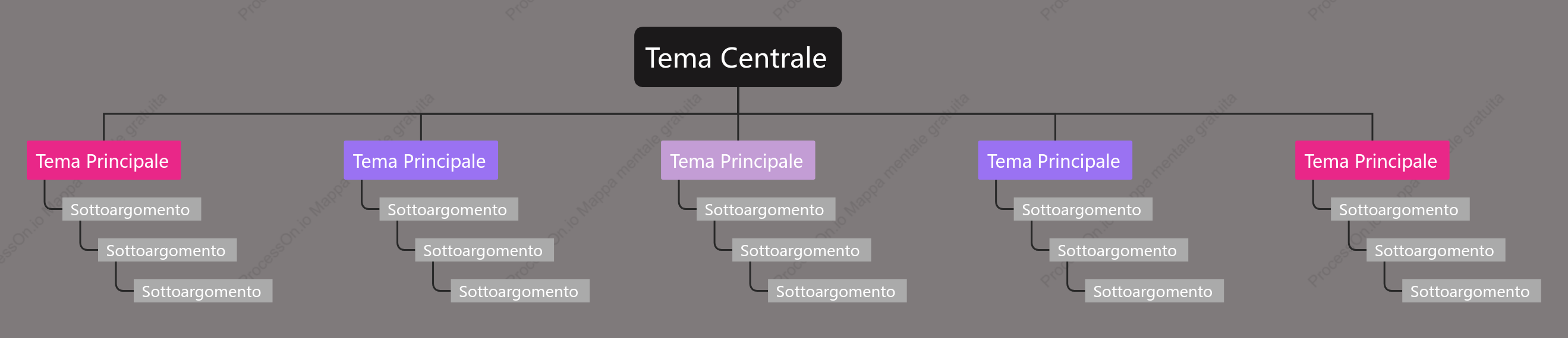 Marrone Scuro Grafico Albero spazio Modello Stile