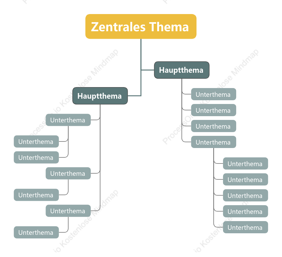 Pflasterstraße Baumdiagramm stil vorlage