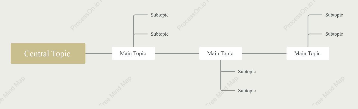 Literary Timeline Style Template