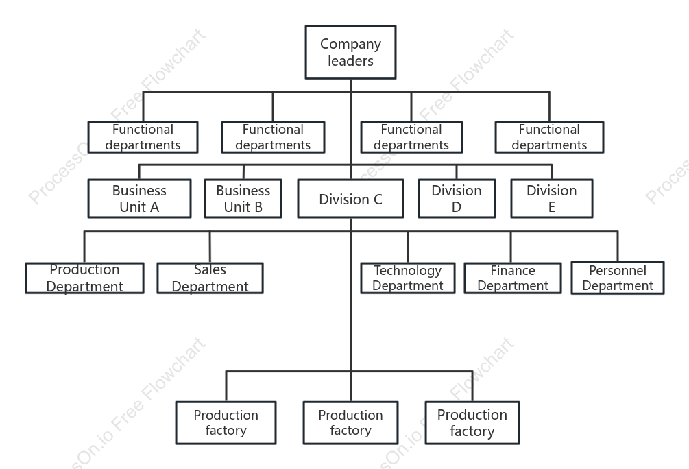 Divisional organizational structure