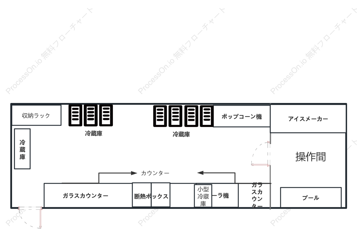 レストランフロアプラン