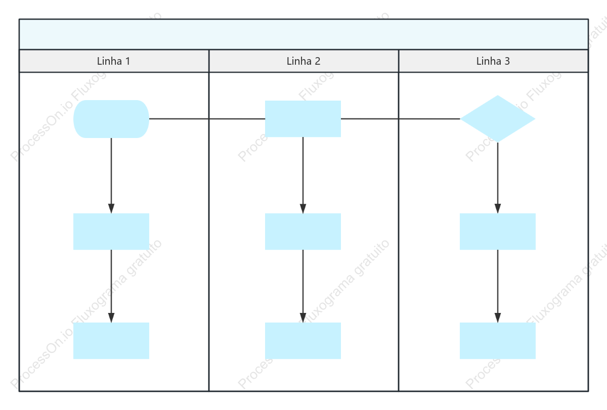 Diagrama de piscina com layout vertical