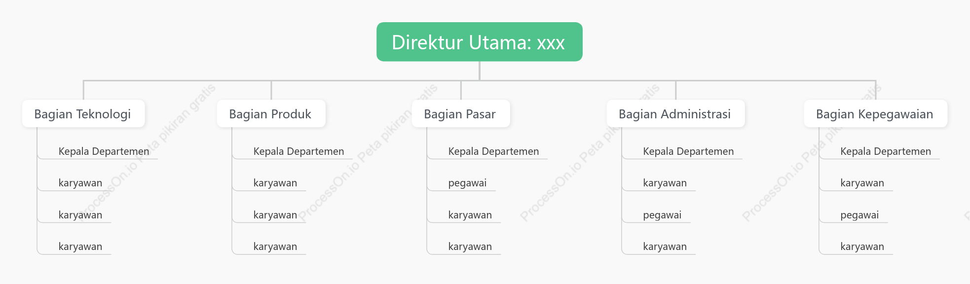 Struktur organisasi umum-CEO_xxx