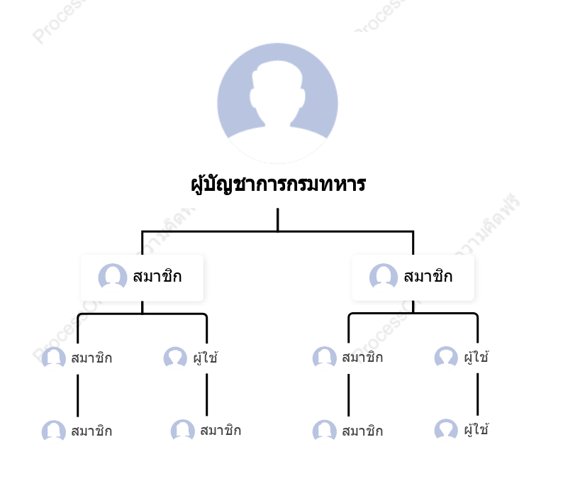 หัวหน้า และการจัดจำหน่ายสมาชิก
