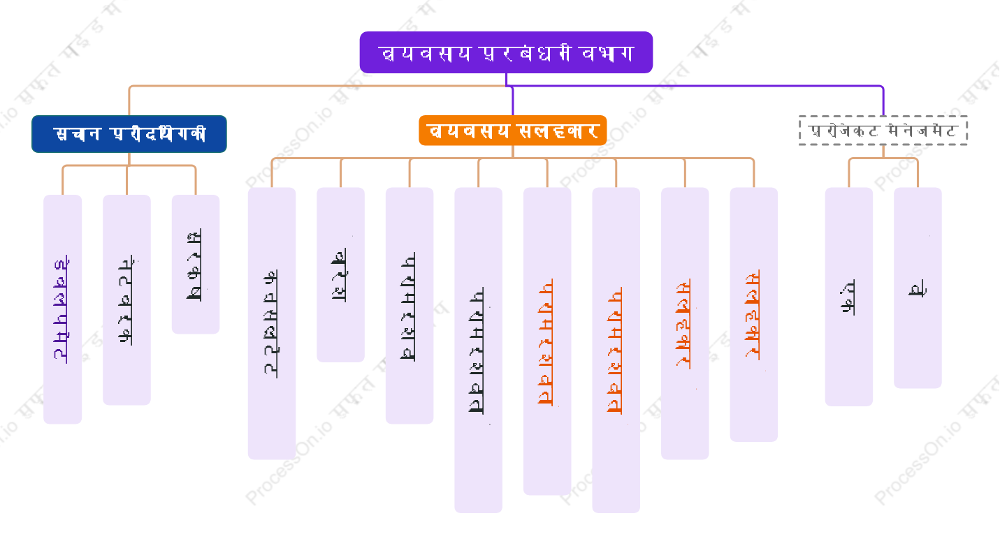सूचना प्रबंधन केंद्र संगठनात्मक चार्ट