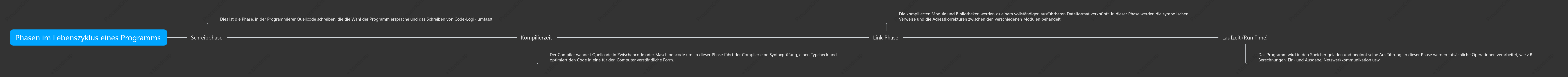 Phasen im Programmlebenszyklus
