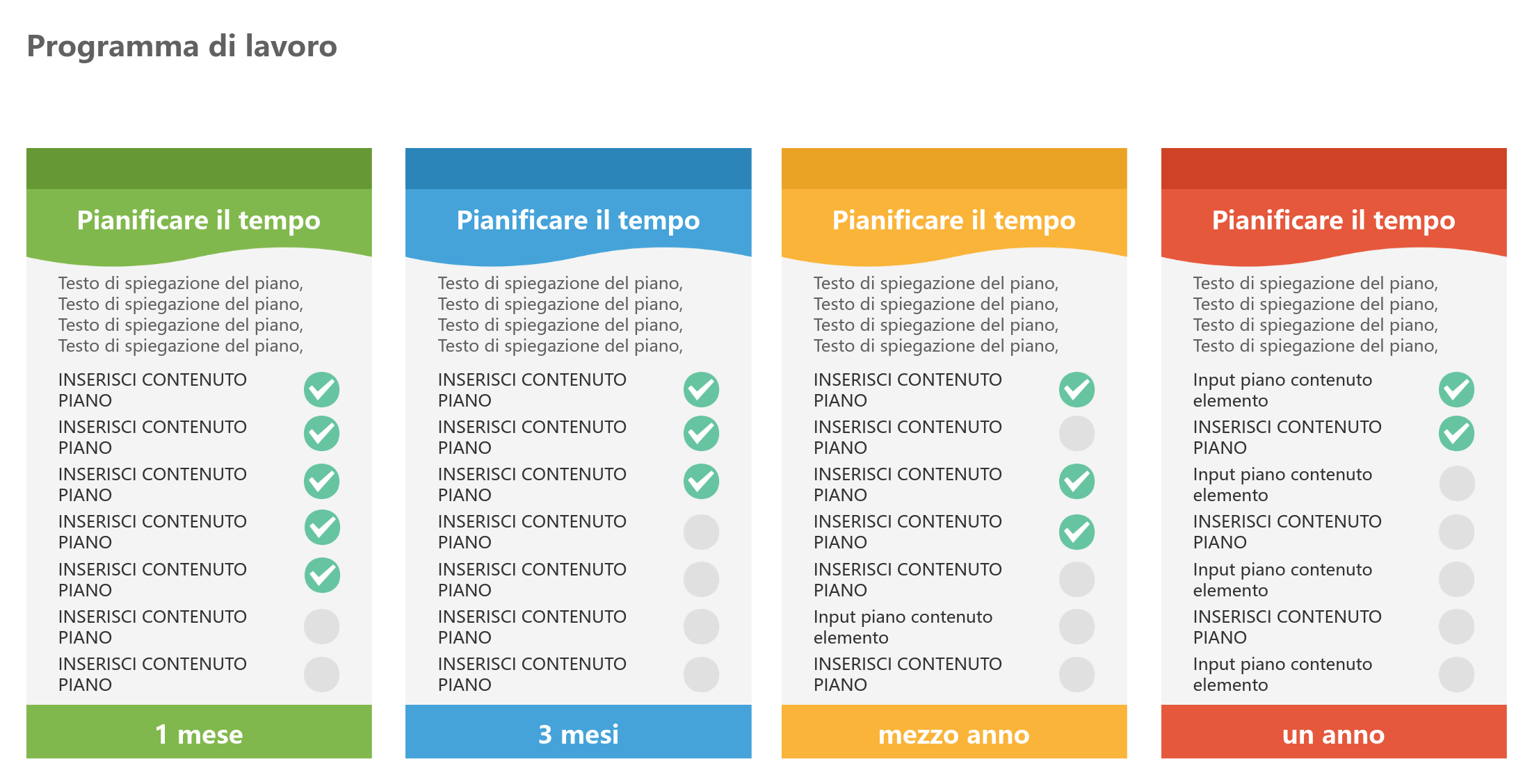 Programma di lavoro