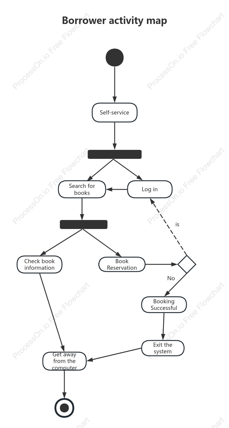 Borrower activity diagram