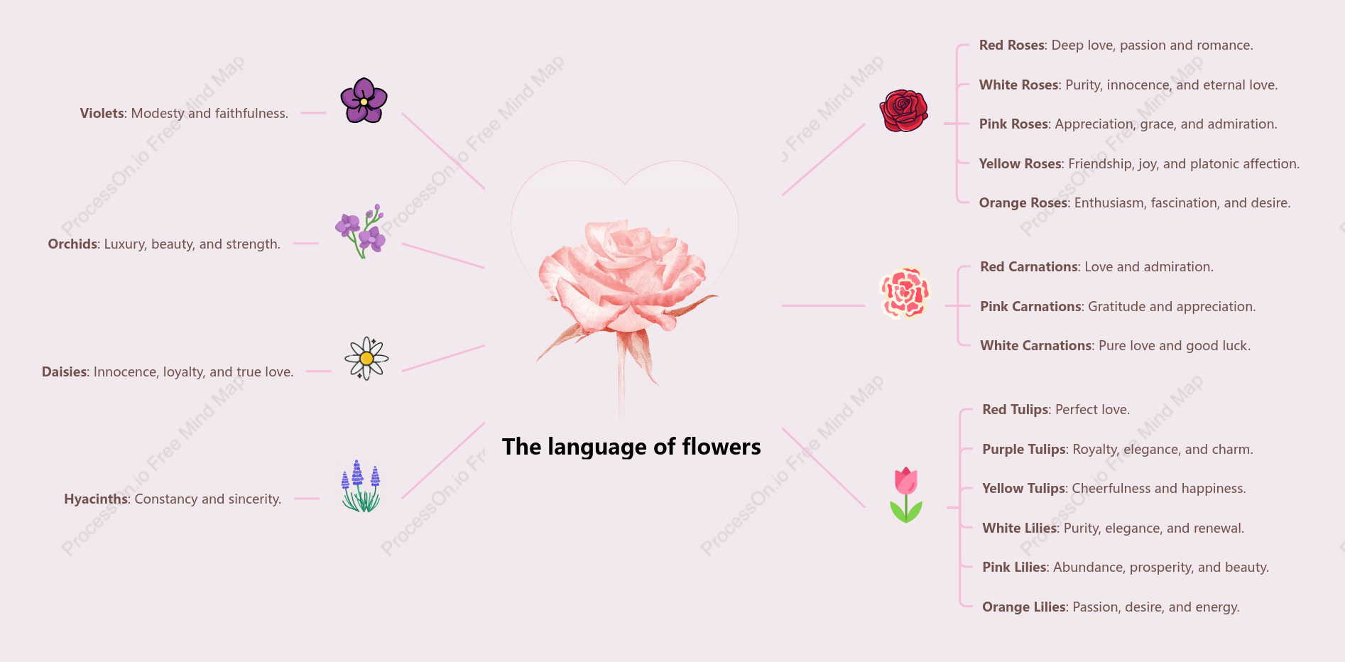 The language of flowers：7 Romantic Flowers and Their Meanings for Valentine's Day