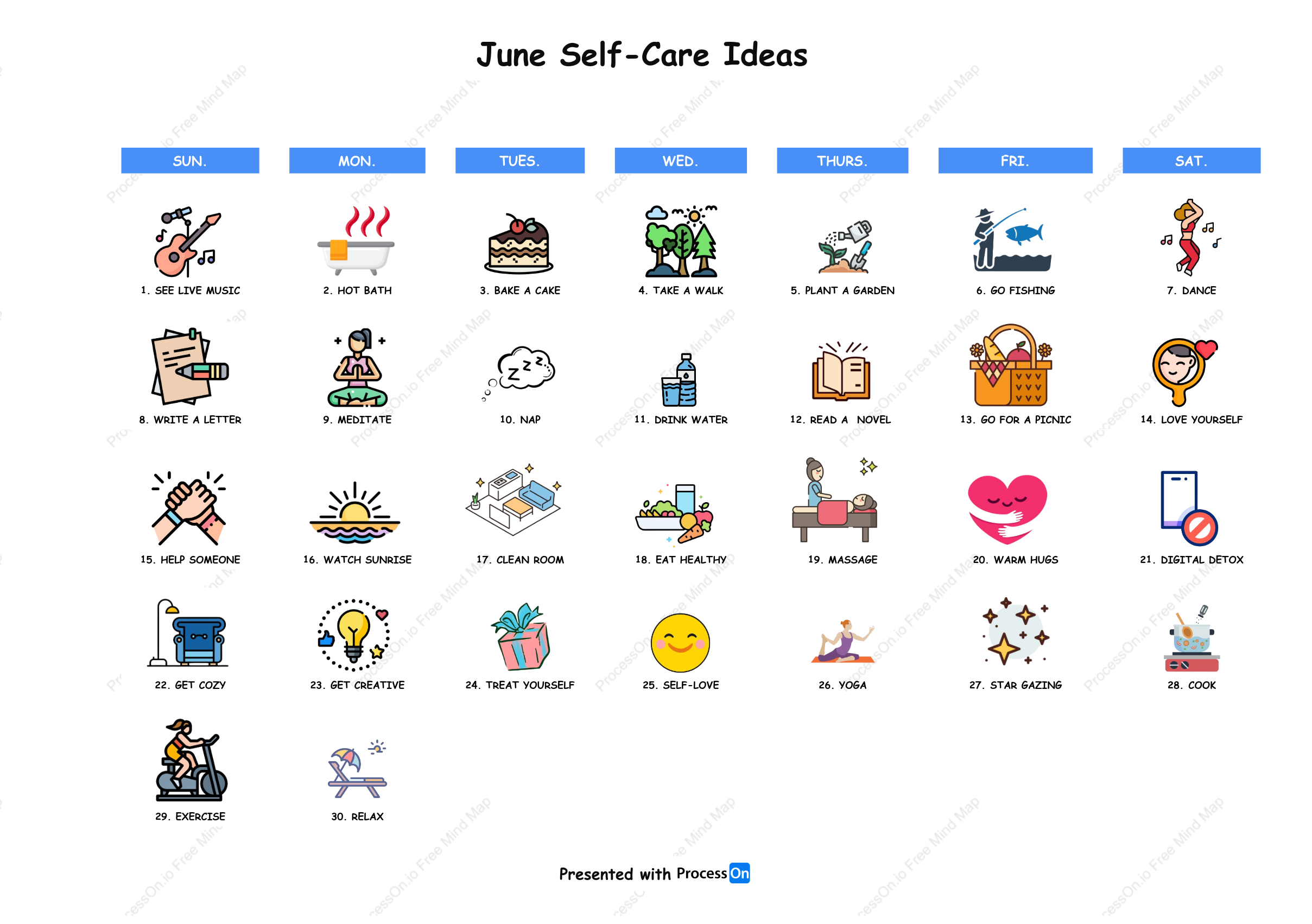 June Self-Care Ideas