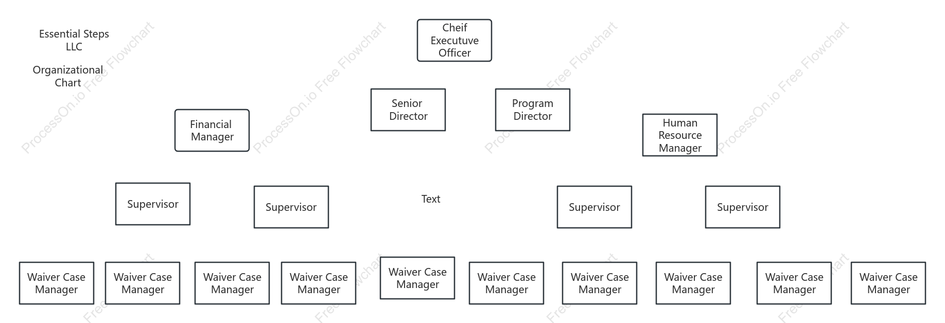 Essential Steps LLLC Organizational Chart