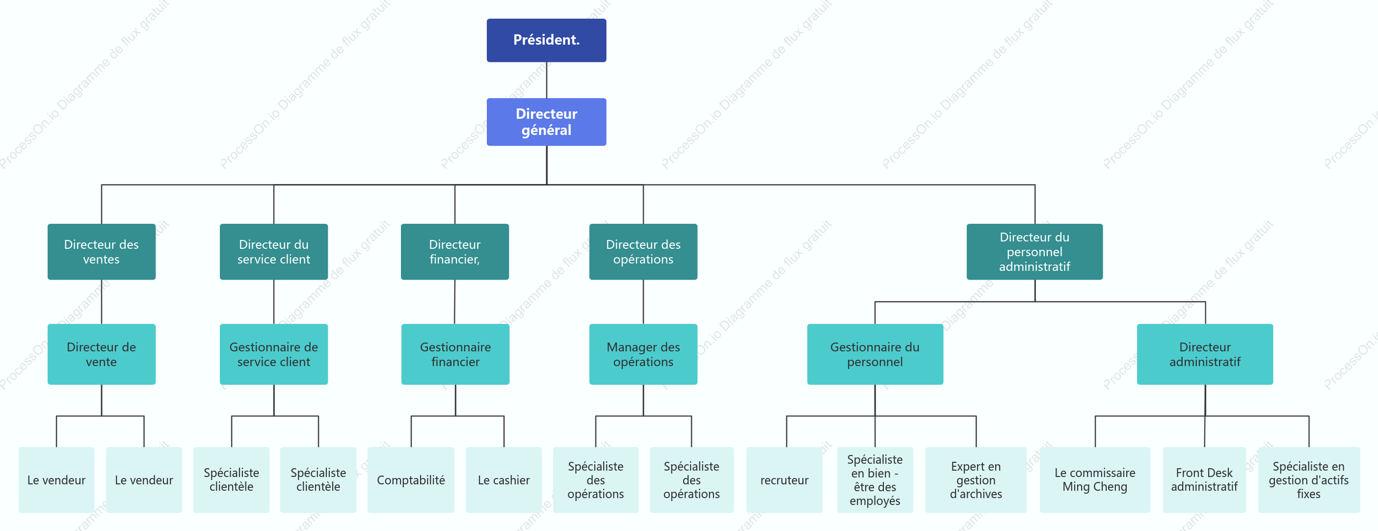 Organigramme fonctionnel