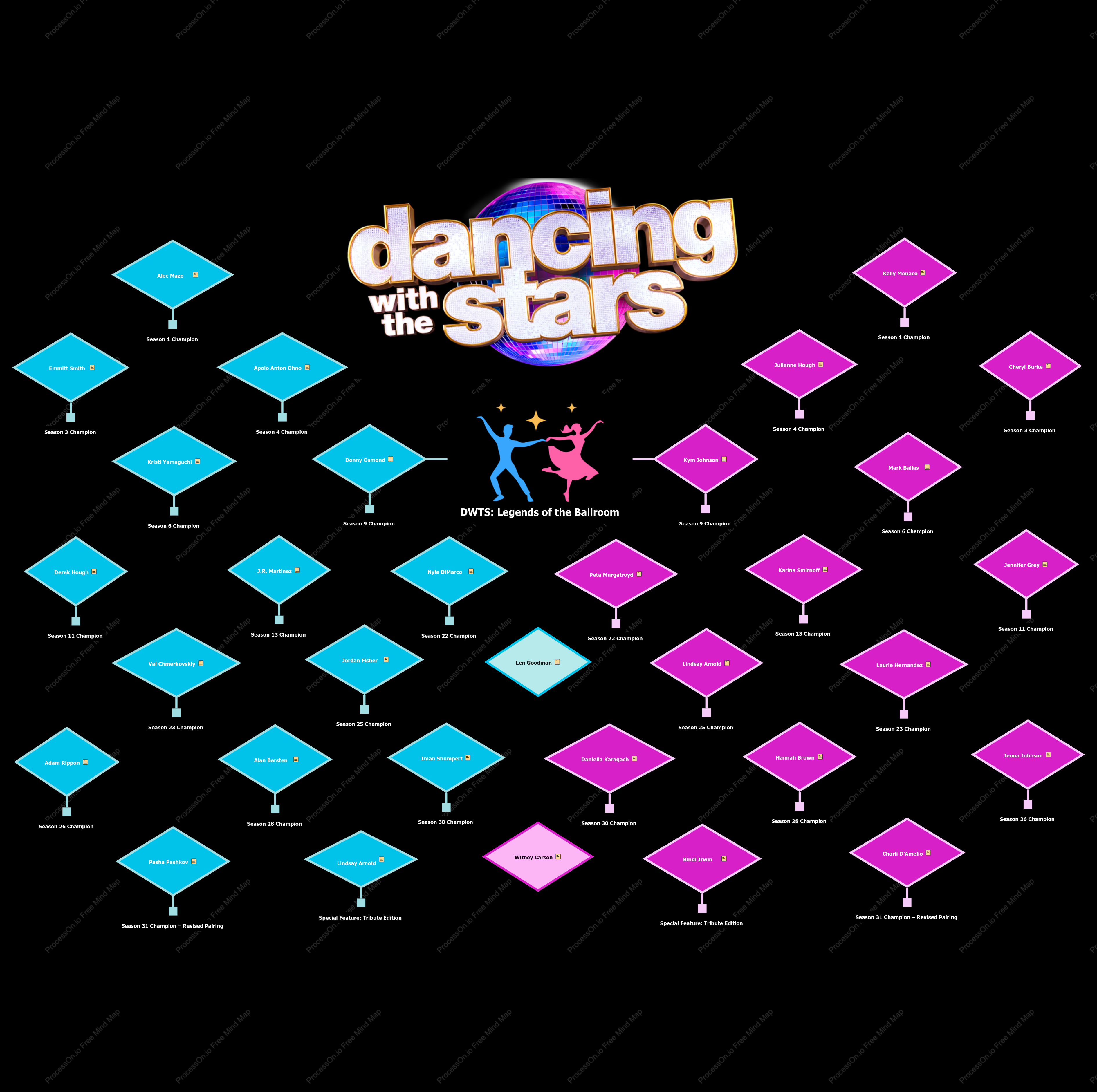 Dancing with the Stars (DWTS): Champions, Icons, and Stories