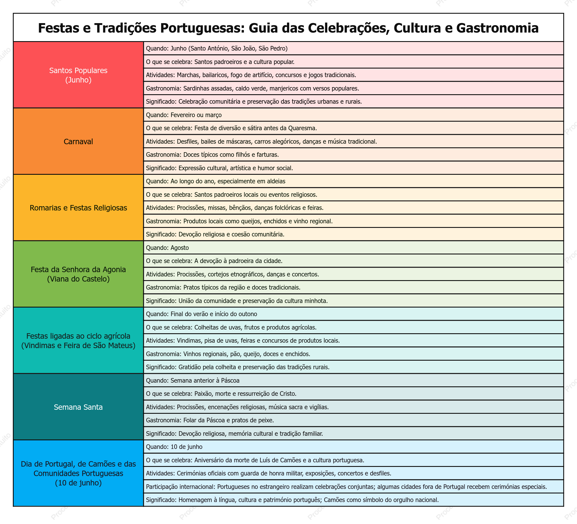 Festas e Tradições Portuguesas: Guia das Celebrações, Cultura e Gastronomia